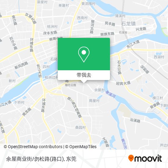 余屋商业街/勿松路(路口)地图