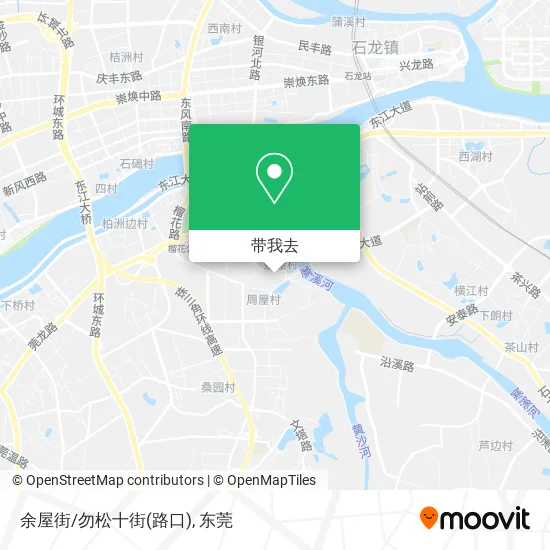 余屋街/勿松十街(路口)地图