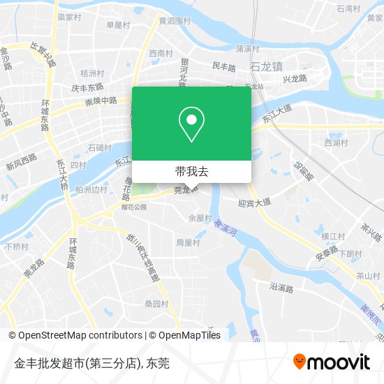 金丰批发超市(第三分店)地图