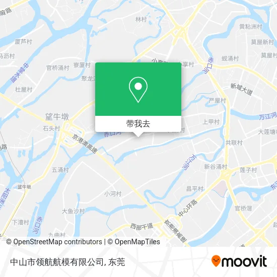 中山市领航航模有限公司地图