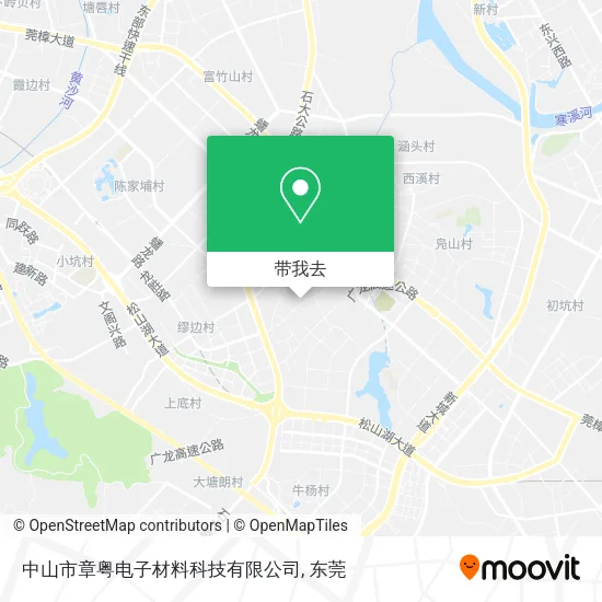 中山市章粤电子材料科技有限公司地图