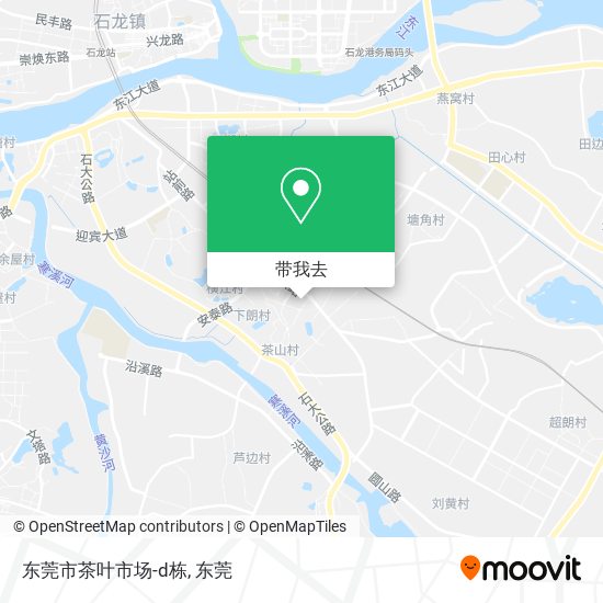 东莞市茶叶市场-d栋地图