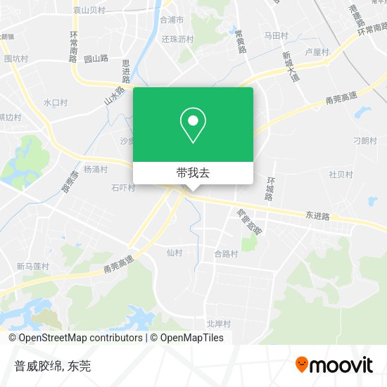 普威胶绵地图
