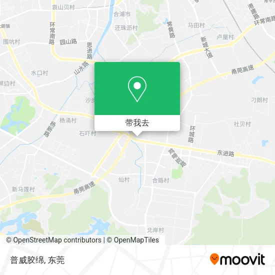 普威胶绵地图