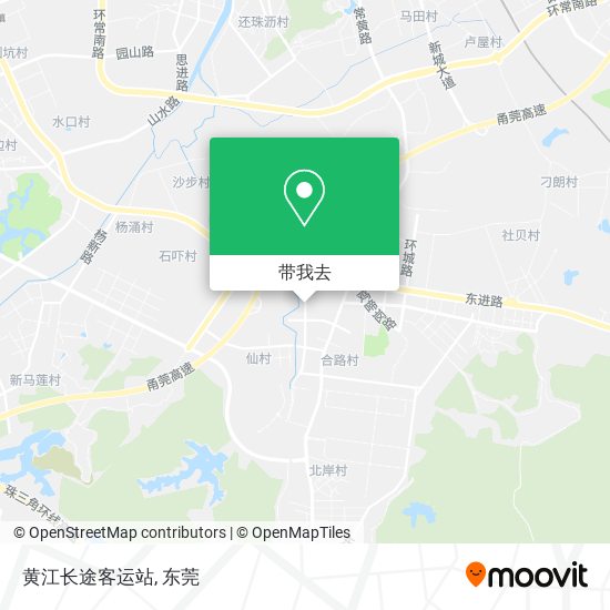 黄江长途客运站地图