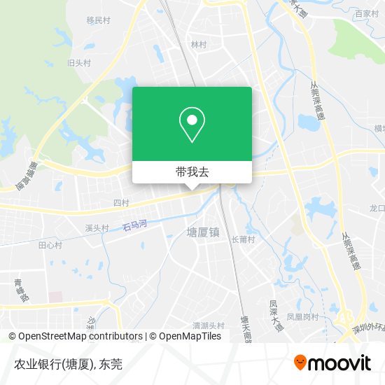 农业银行(塘厦)地图