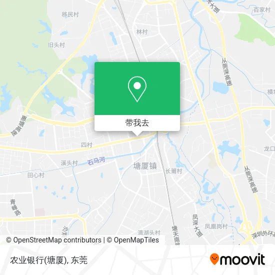 农业银行(塘厦)地图