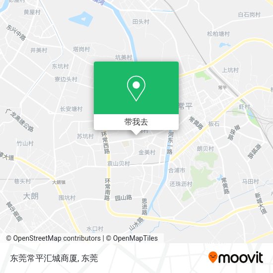 东莞常平汇城商厦地图