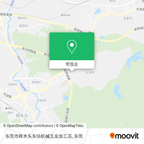 东莞市樟木头东信机械五金加工店地图