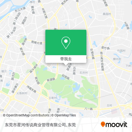 东莞市星河传说商业管理有限公司地图