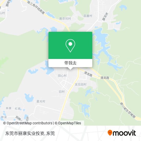 东莞市丽康实业投资地图
