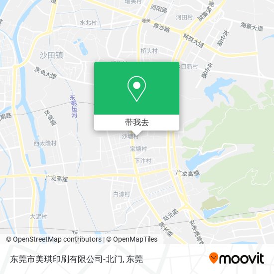 东莞市美琪印刷有限公司-北门地图