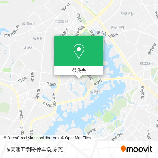 东莞理工学院-停车场地图