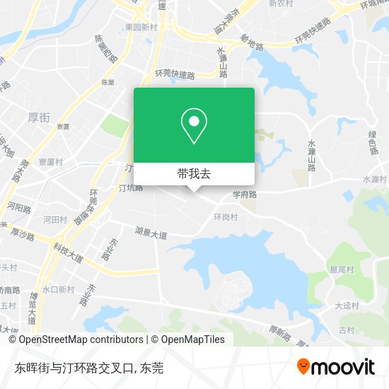 东晖街与汀环路交叉口地图