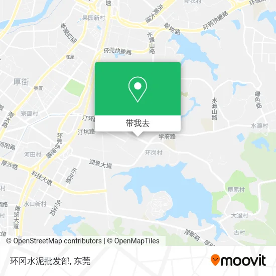 环冈水泥批发部地图