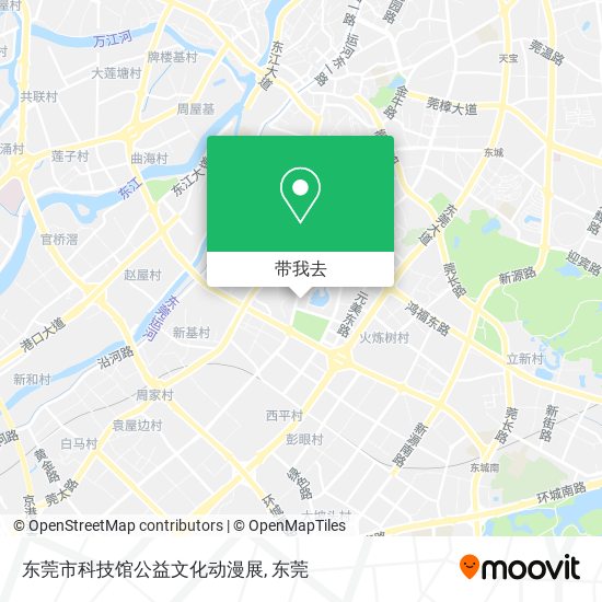 东莞市科技馆公益文化动漫展地图