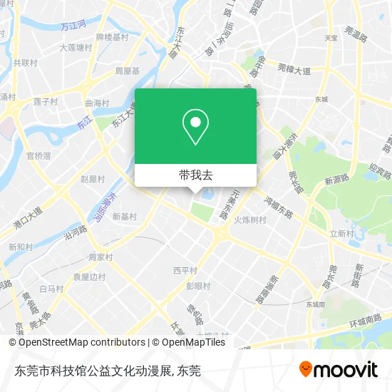 东莞市科技馆公益文化动漫展地图