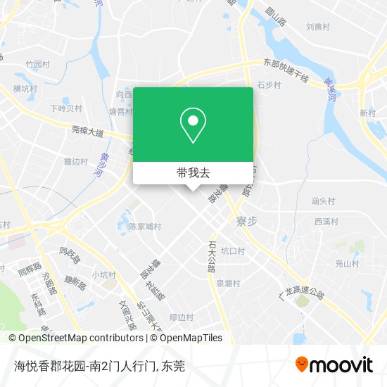 海悦香郡花园-南2门人行门地图