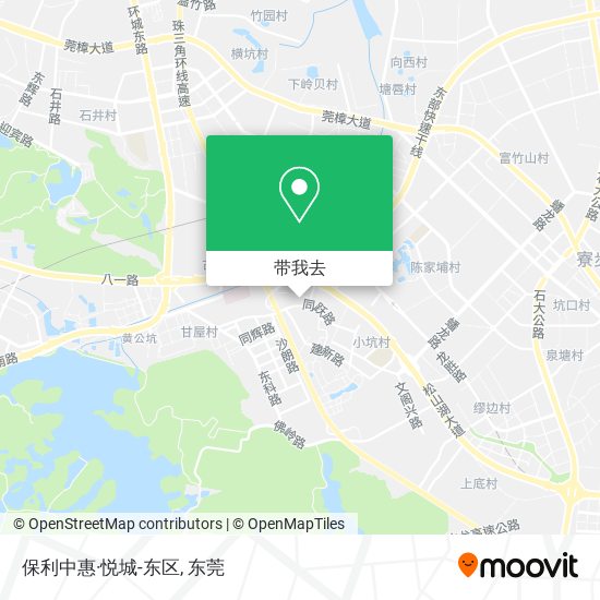 保利中惠·悦城-东区地图
