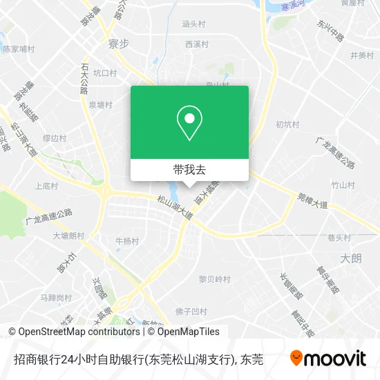 招商银行24小时自助银行(东莞松山湖支行)地图