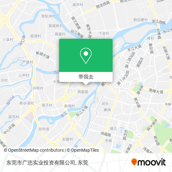 东莞市广恣实业投资有限公司地图