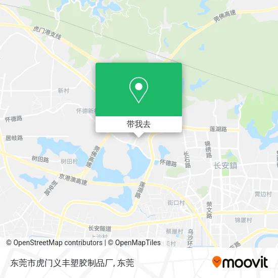 东莞市虎门义丰塑胶制品厂地图