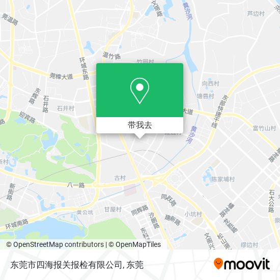 东莞市四海报关报检有限公司地图