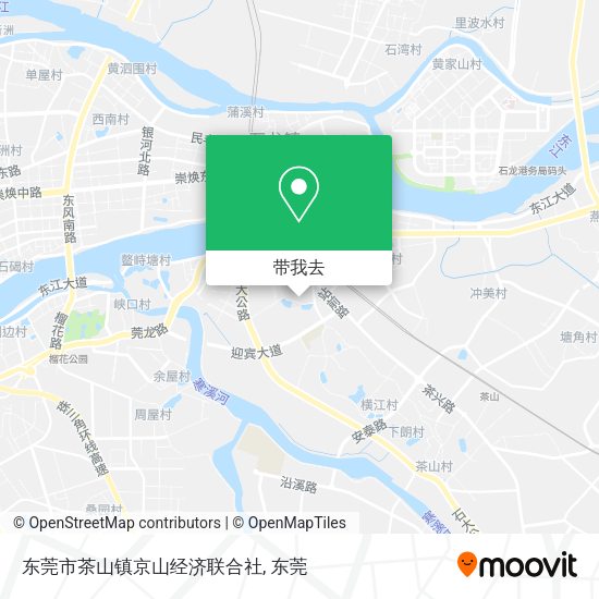 东莞市茶山镇京山经济联合社地图