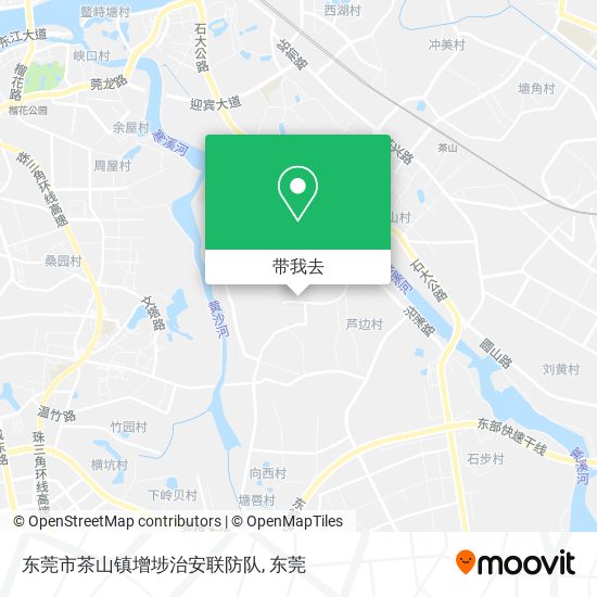 东莞市茶山镇增埗治安联防队地图