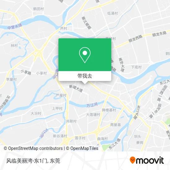 风临美丽湾-东1门地图