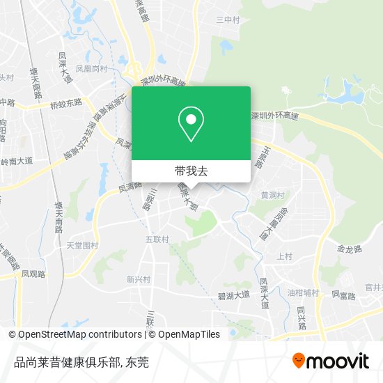 品尚莱昔健康俱乐部地图