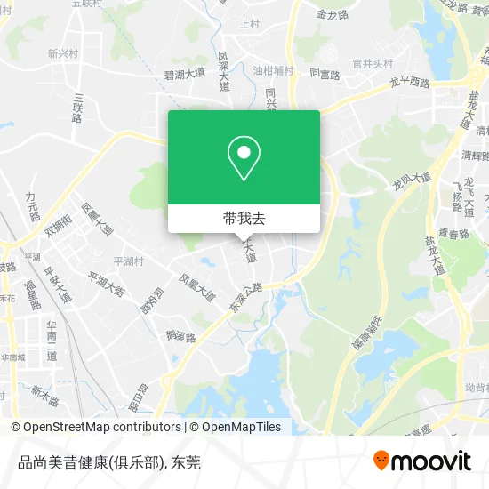品尚美昔健康(俱乐部)地图