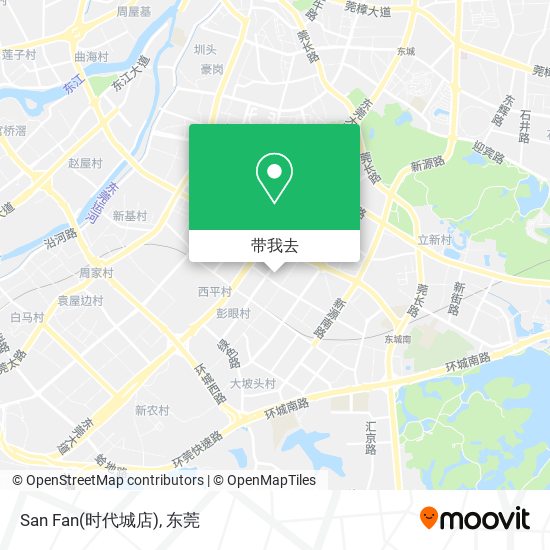 San Fan(时代城店)地图