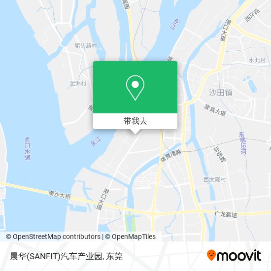 晨华(SANFIT)汽车产业园地图