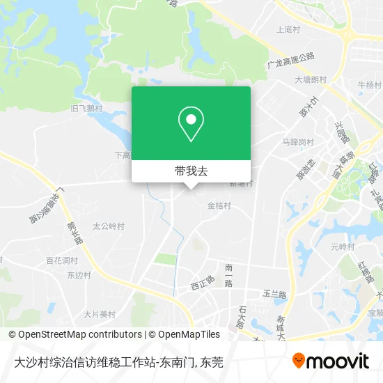大沙村综治信访维稳工作站-东南门地图