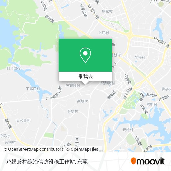 鸡翅岭村综治信访维稳工作站地图