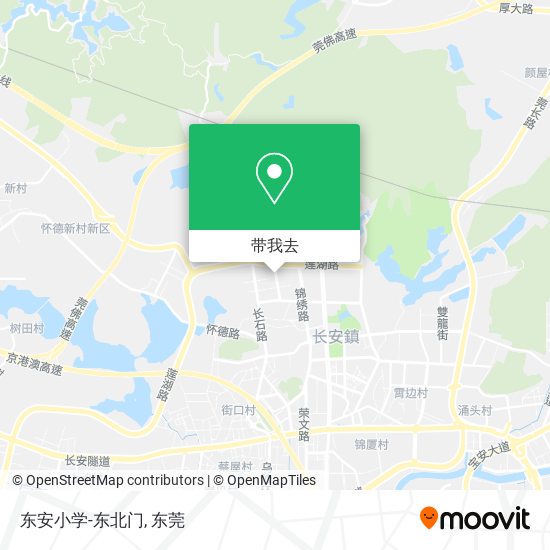 东安小学-东北门地图