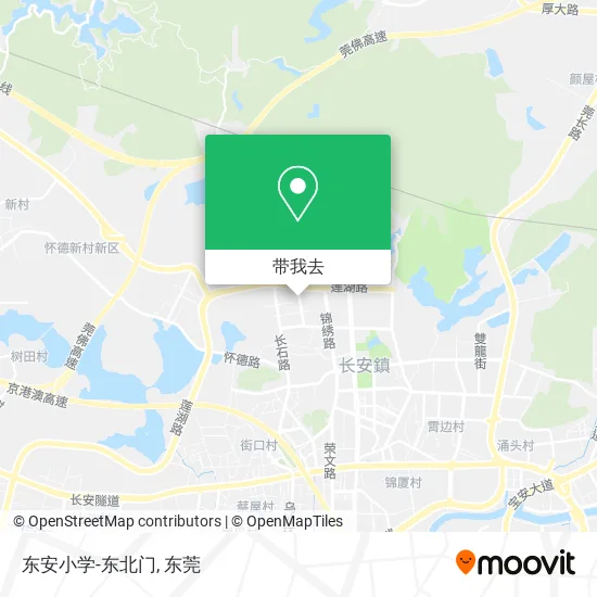 东安小学-东北门地图