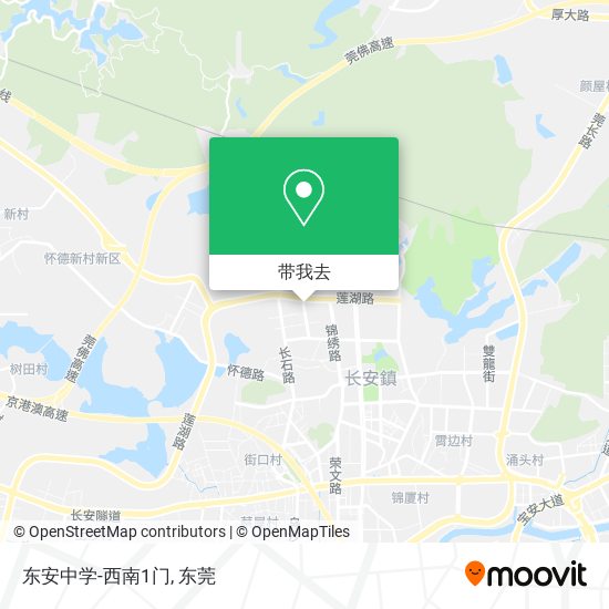 东安中学-西南1门地图