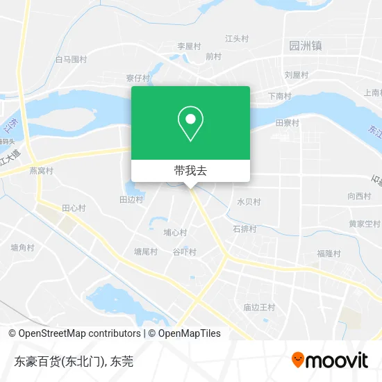 东豪百货(东北门)地图
