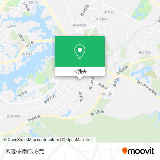 欧冠-东南门地图