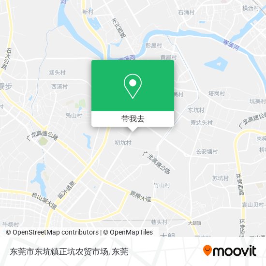 东莞市东坑镇正坑农贸市场地图