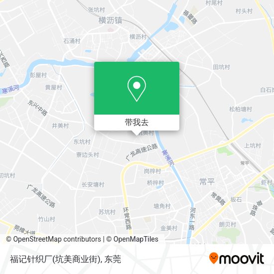 福记针织厂(坑美商业街)地图