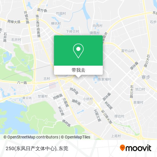 250(东风日产文体中心)地图