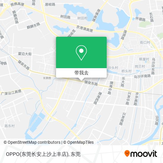 OPPO(东莞长安上沙上丰店)地图