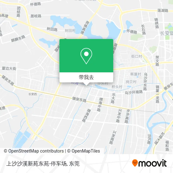 上沙沙溪新苑东苑-停车场地图
