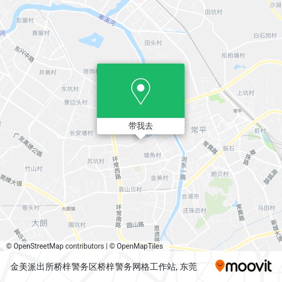 金美派出所桥梓警务区桥梓警务网格工作站地图
