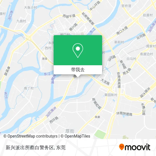 新兴派出所蔡白警务区地图