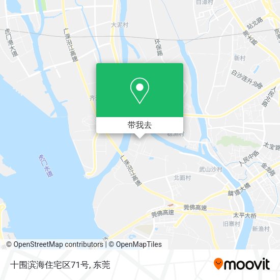 十围滨海住宅区71号地图