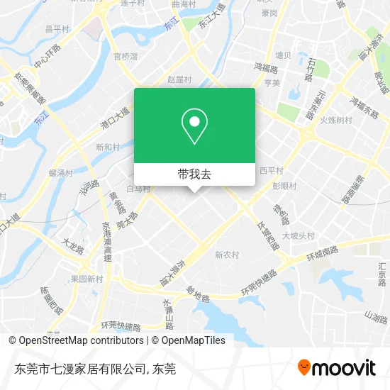 东莞市七漫家居有限公司地图